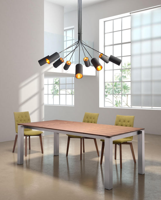 Zuo Modern Ambition Ceiling Lamp Black