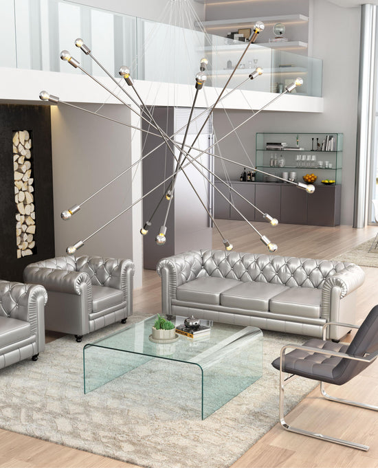 Zuo Modern Belief Ceiling Lamp Chrome
