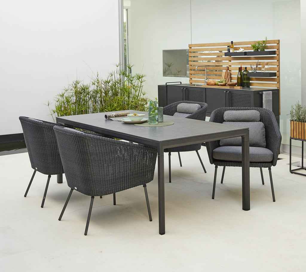 Cane-Line Drop Dining Table 78.8" X 39.4"