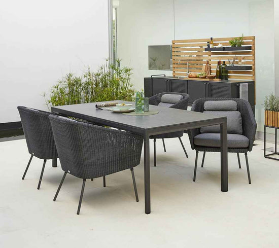 Cane-Line Drop Dining Table 78.8" X 39.4"