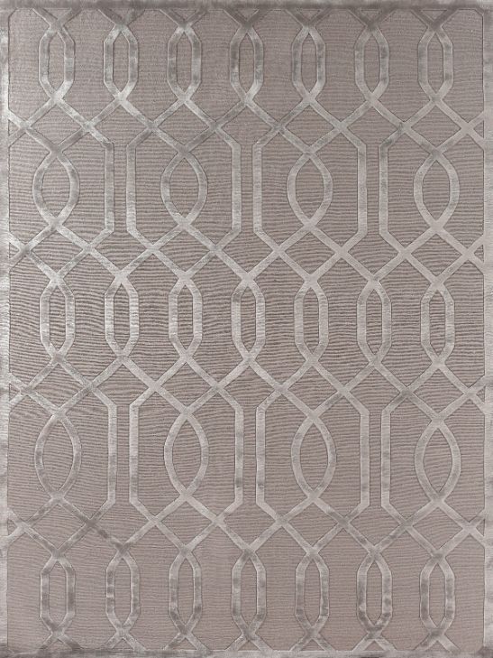 Exquisite Rugs Metro Velvet Handmade Hand-Knotted New Zealand Wool and Viscose Area Rug