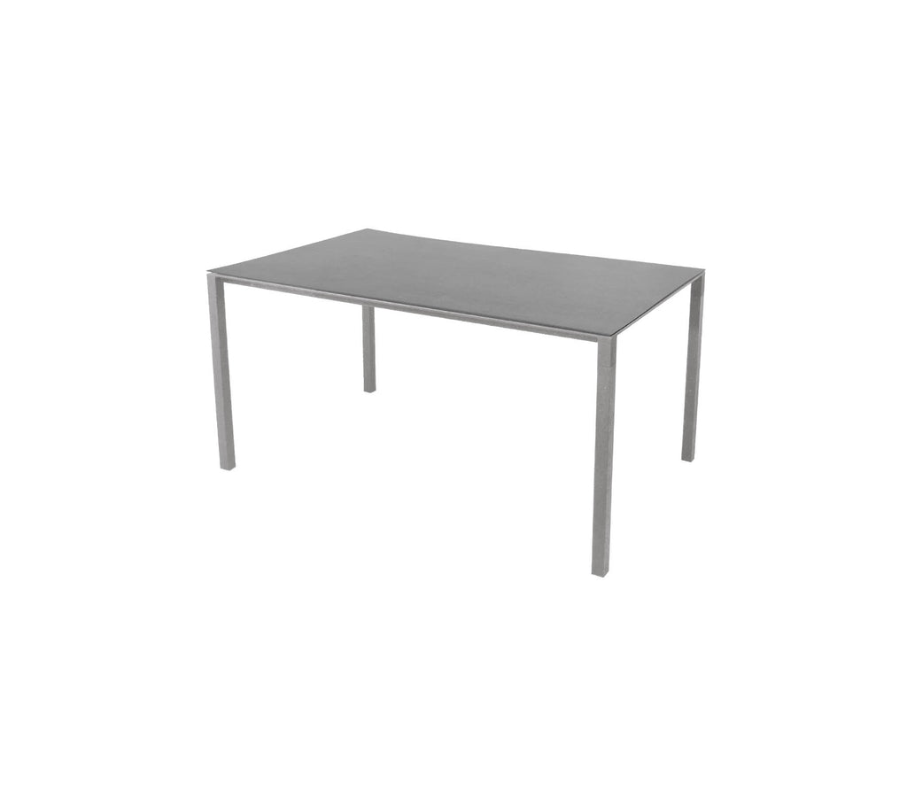 Cane-Line Pure Dining Table Base - 59.1"x35.5" - Sonnet Commercial