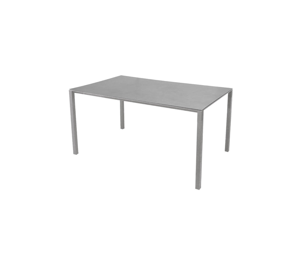 Cane-Line Pure Dining Table Base - 59.1"x35.5" - Sonnet Commercial