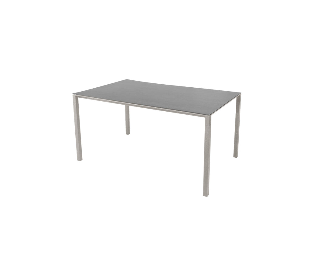 Cane-Line Pure Dining Table Base - 59.1"x35.5" - Sonnet Commercial