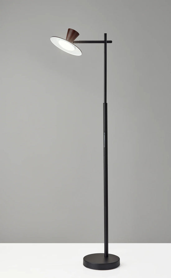 Adesso Elmore LED Floor Lamp With Smart Switch