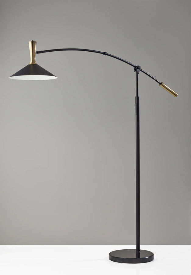 Adesso Bradley LED Arc Lamp With Smart Switch