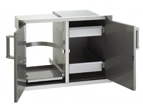 Fire Magic Double Door with Dual Drawers & Trash Tray