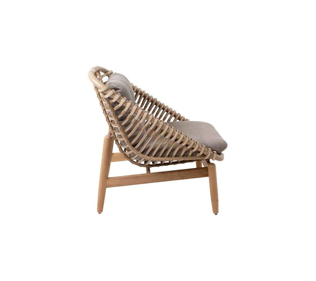 Cane-Line Strington Lounge Chair with Teak Frame