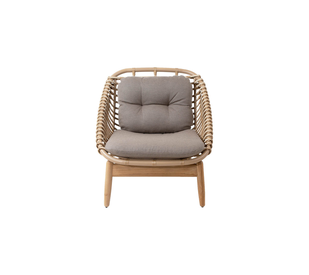 Cane-Line Strington Lounge Chair with Teak Frame