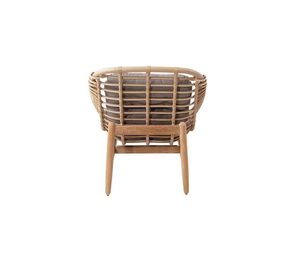 Cane-Line Strington Lounge Chair with Teak Frame