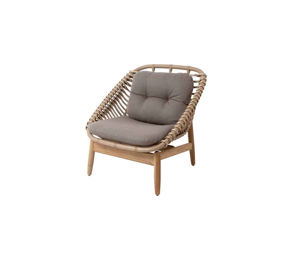 Cane-Line Strington Lounge Chair with Teak Frame