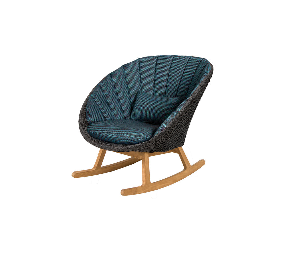 Cane-Line Peacock Rocking Chair with Teak Legs