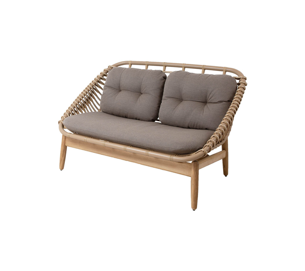 Cane-Line Strington 2-Seater Sofa with Teak Frame
