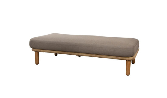 Cane-Line Arch 2-Seater Sofa Module Natural / Taupe