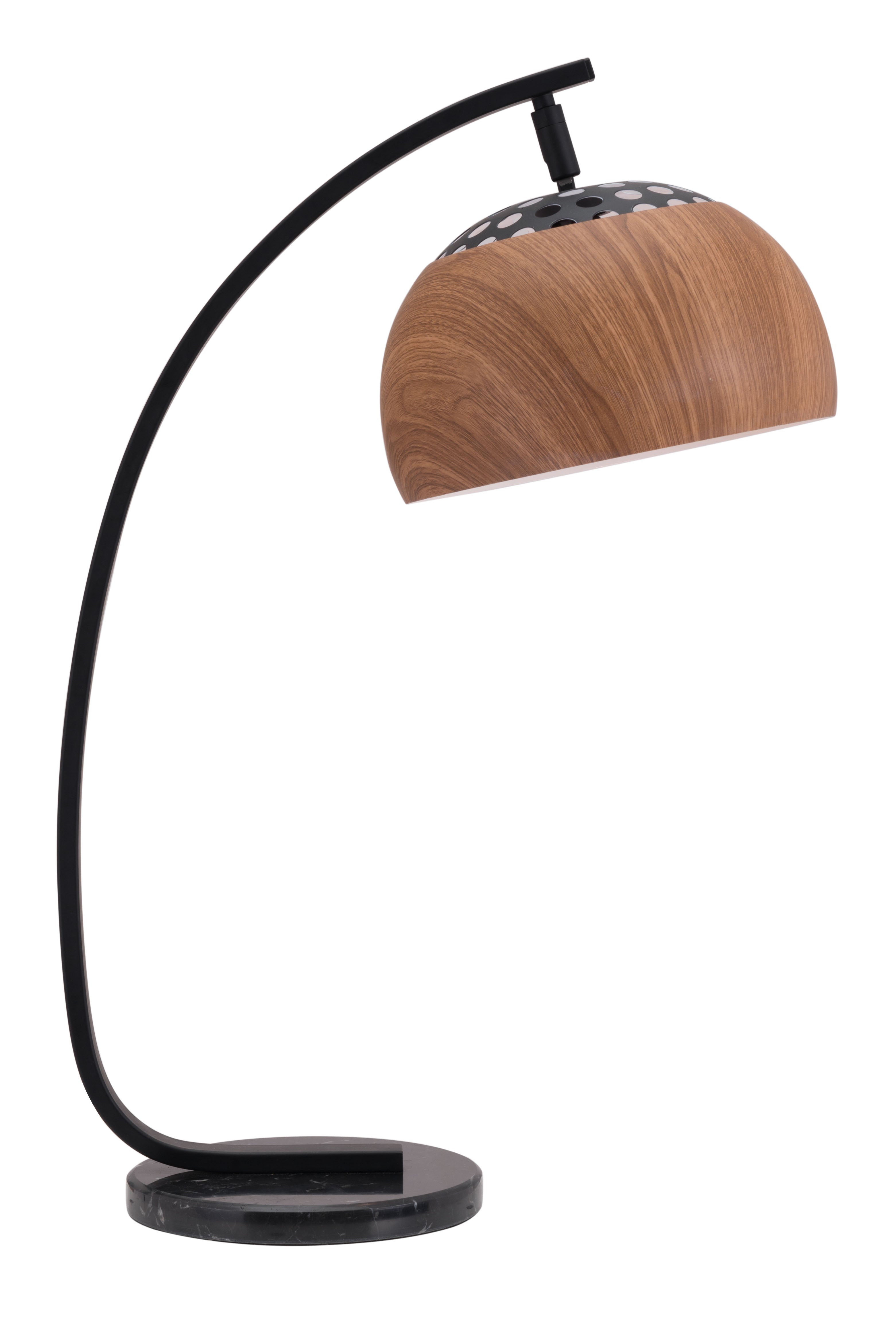 Zuo Modern Brentwood Table Lamp Brown And Black