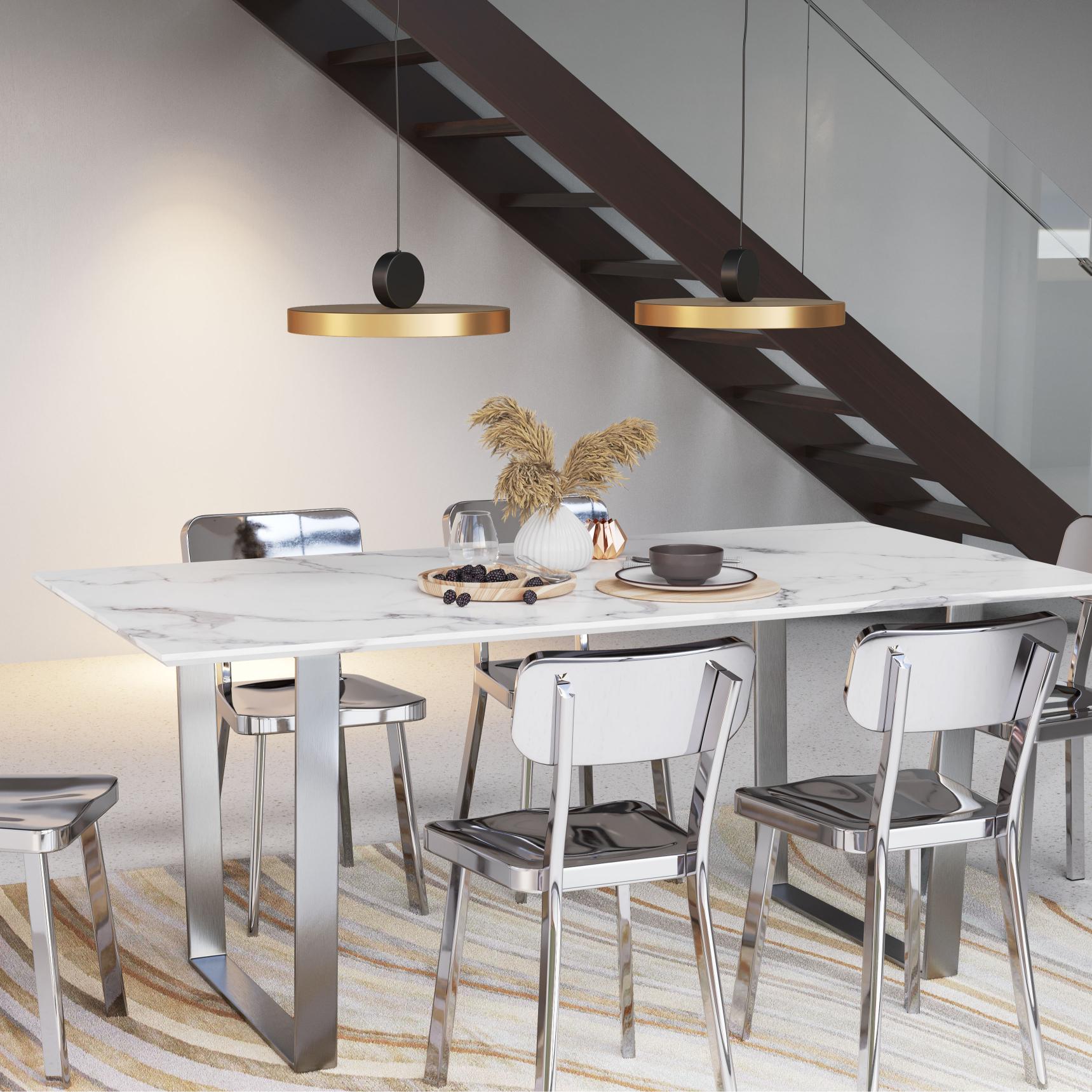 Zuo Modern Mozu Ceiling Lamp Gold And Black