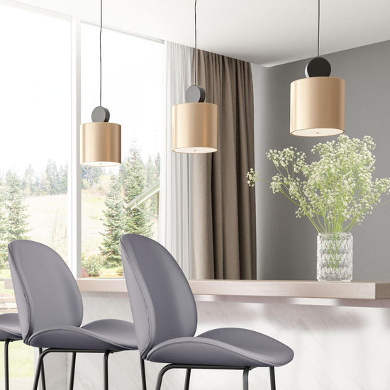 Zuo Modern Myson Ceiling Lamp Gold And Black