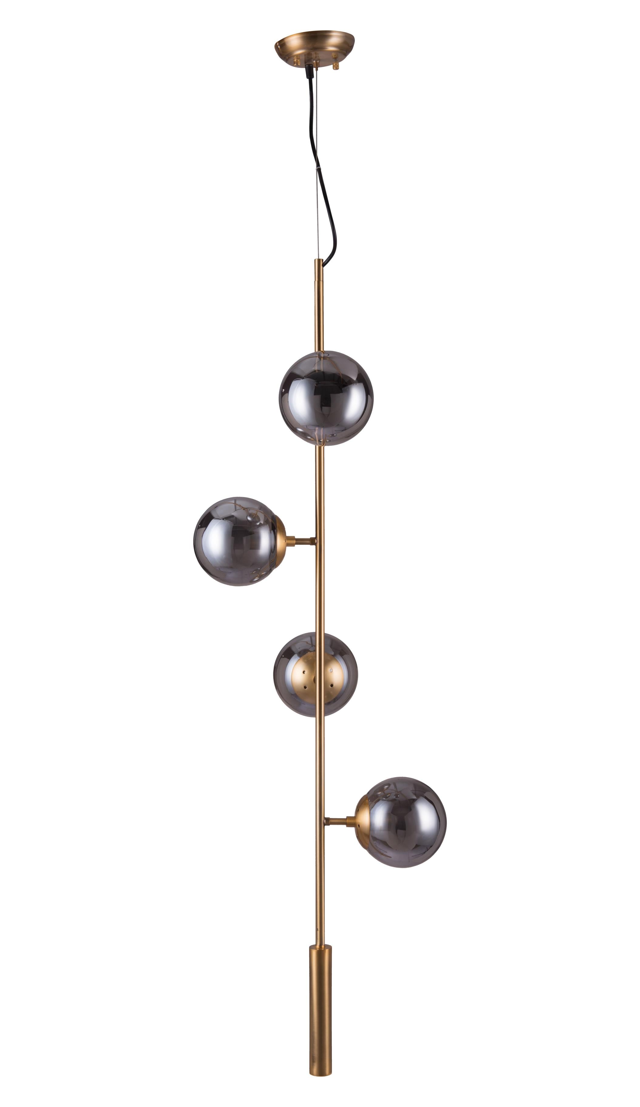 Zuo Modern Zatara Ceiling Lamp Brass