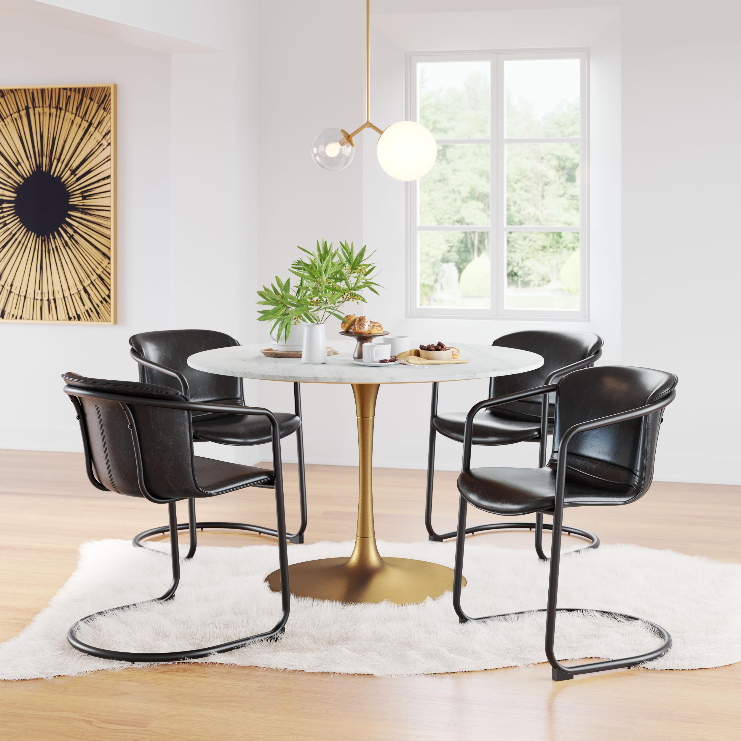 Zuo Modern Constance Ceiling Lamp Brass