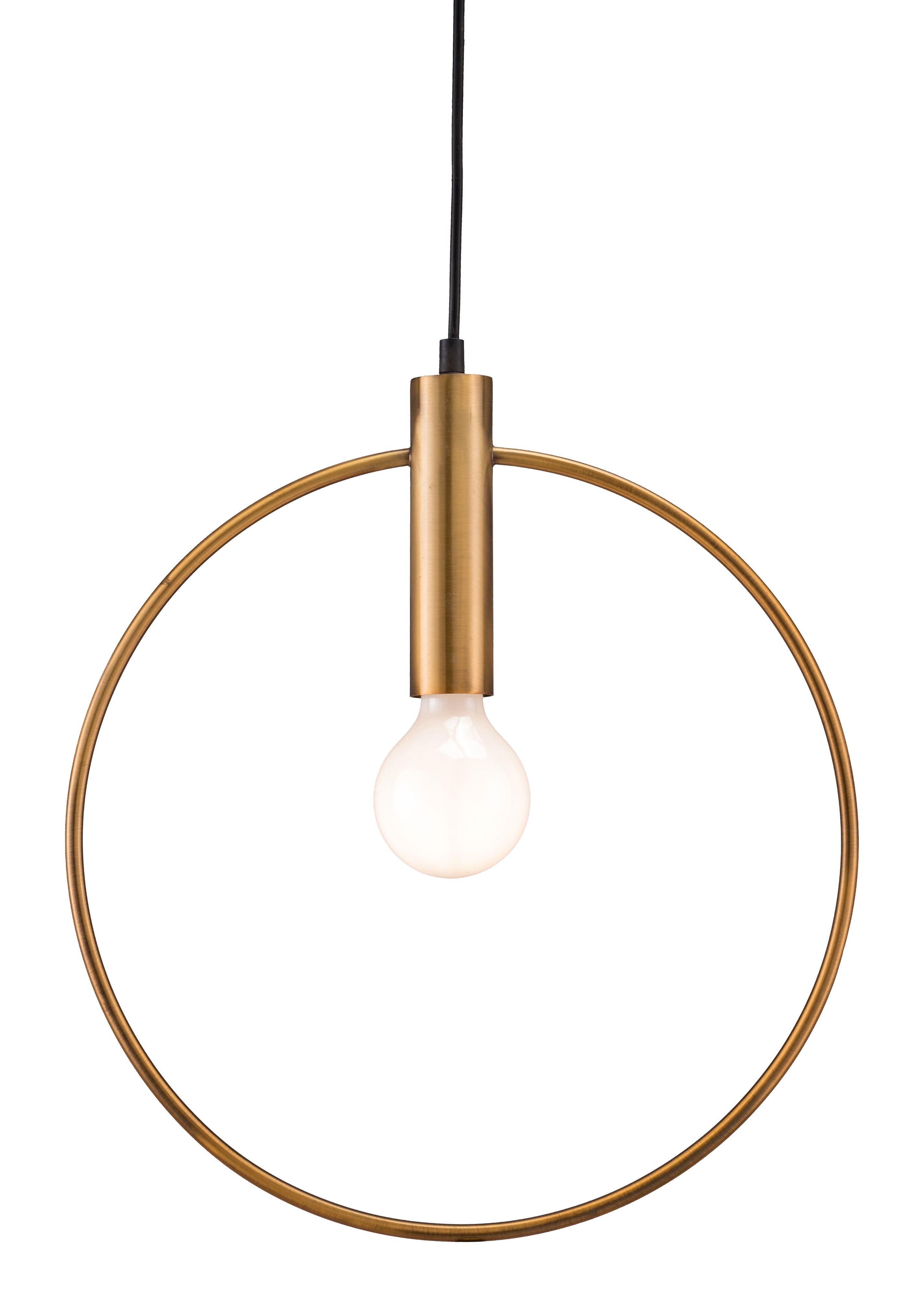 Zuo Modern Irenza Ceiling Lamp Brass