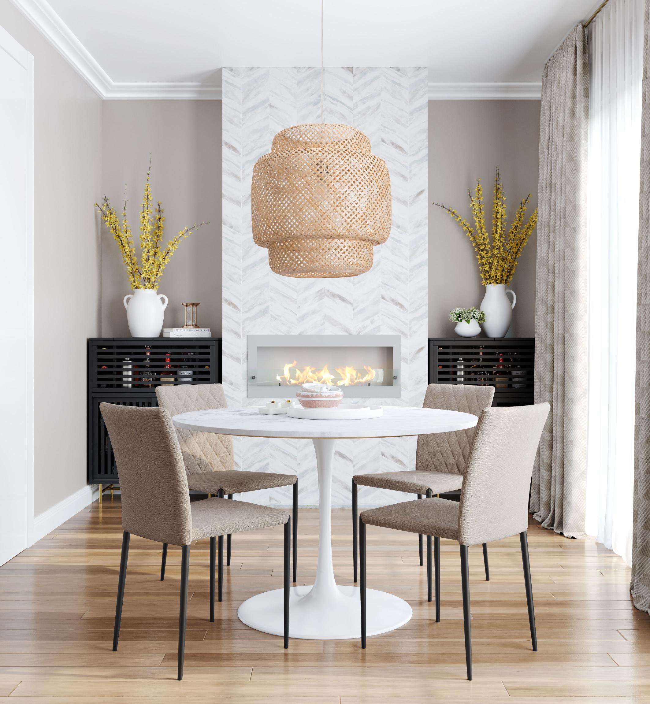 Zuo Modern Finch Ceiling Lamp Natural