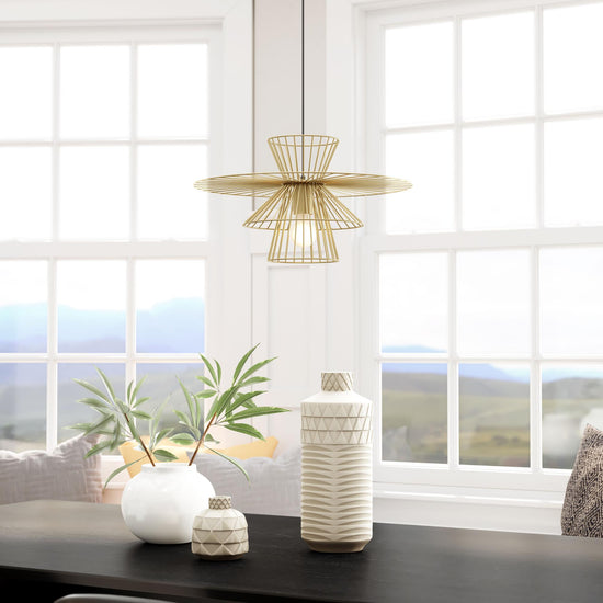 Zuo Modern Azzi Ceiling Lamp Gold