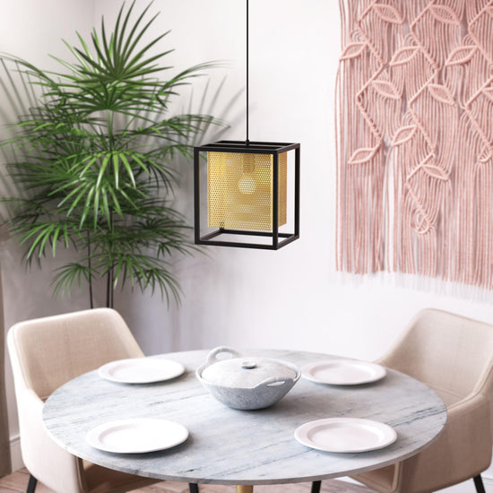 Zuo Modern Yves Ceiling Lamp Gold And Black