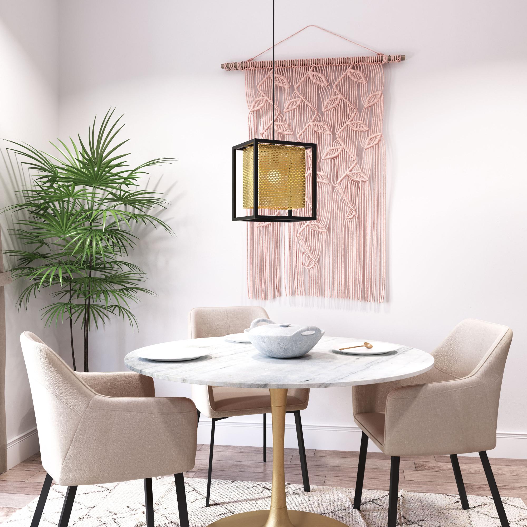 Zuo Modern Yves Ceiling Lamp Gold And Black