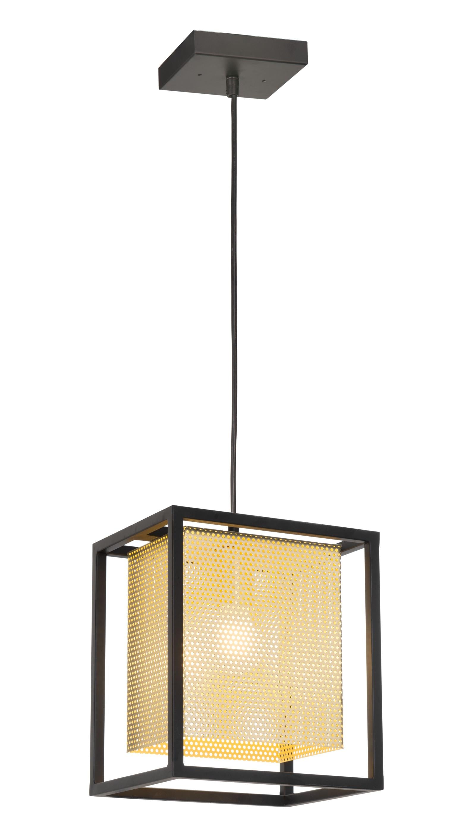 Zuo Modern Yves Ceiling Lamp Gold And Black