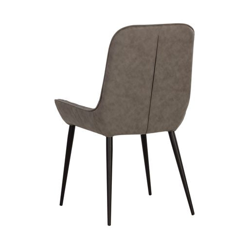 Sunpan Iryne Dining Chair in Bounce Nut / Bounce Smoke / Bounce Stone - Set of Two