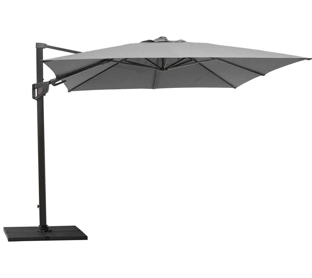 Cane-Line Hyde Luxe Tilt Parasol 118.2 x 118.2 Inches - Aluminium