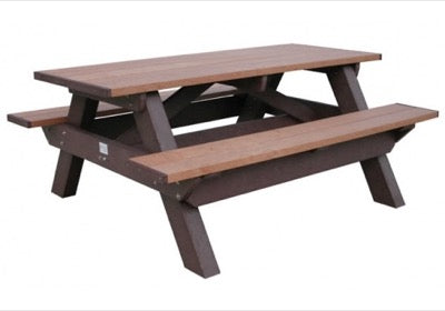 Polly Products Deluxe 6' Picnic Table (UMB & HP)