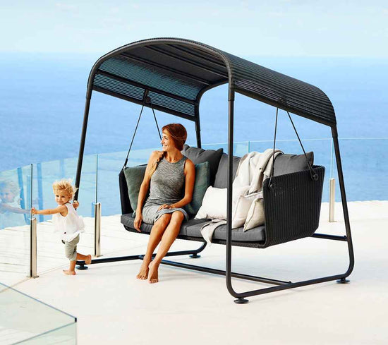 Cane-Line Cave Swing Sofa