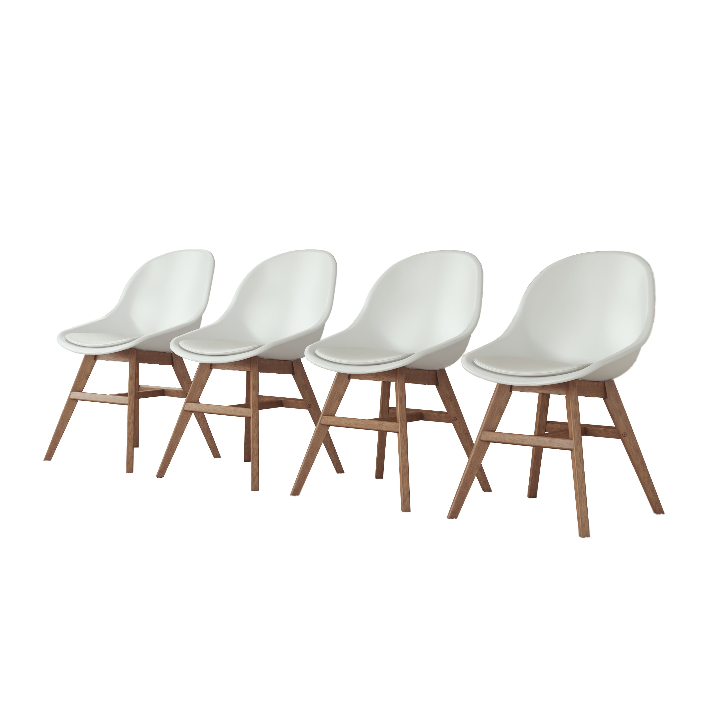International Home Miami Amazonia 4-Piece Chairs Set | Ideal for Indoors