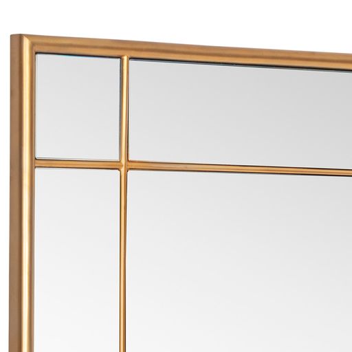 Sunpan Pasadena Wall Mirror Black / Brass