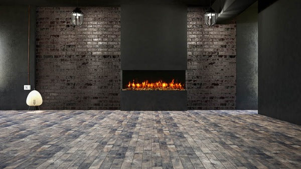 Amantii 60" Unit - 10 5/8" In Depth 3 Sided Glass Fireplace