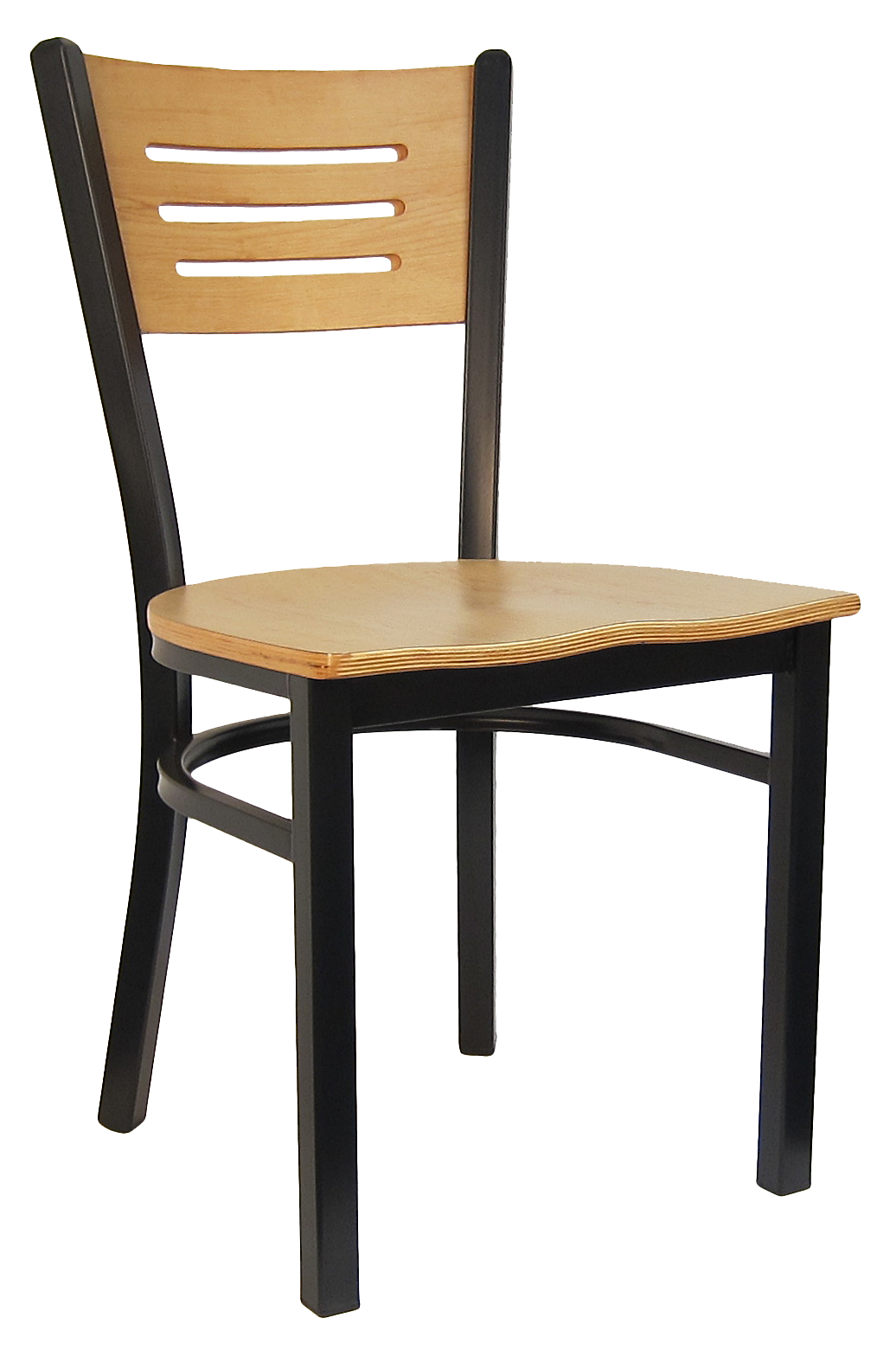 H&D Seating Index Veneer Metal Chair - Set of 2