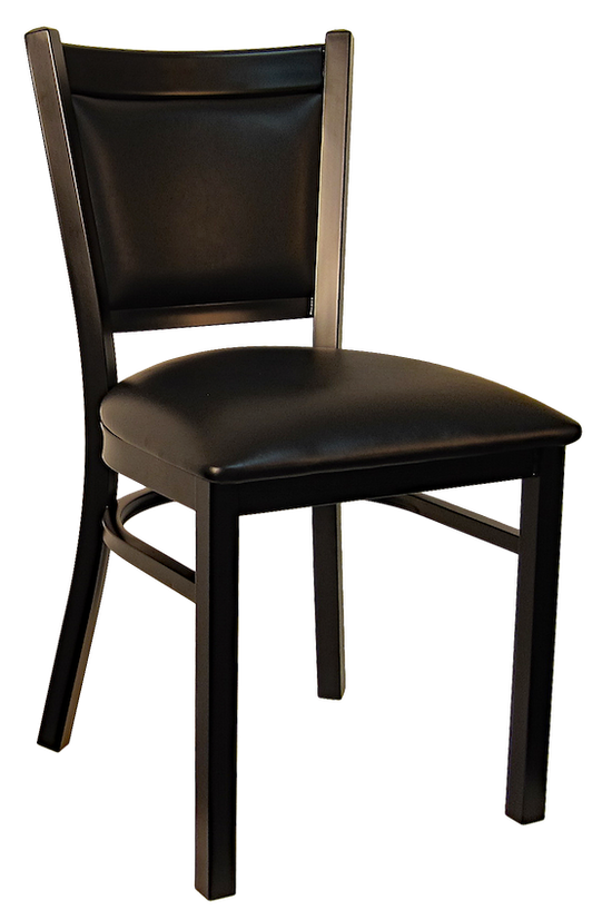 H&D Seating Upholstered Metal Chair - Set of 2