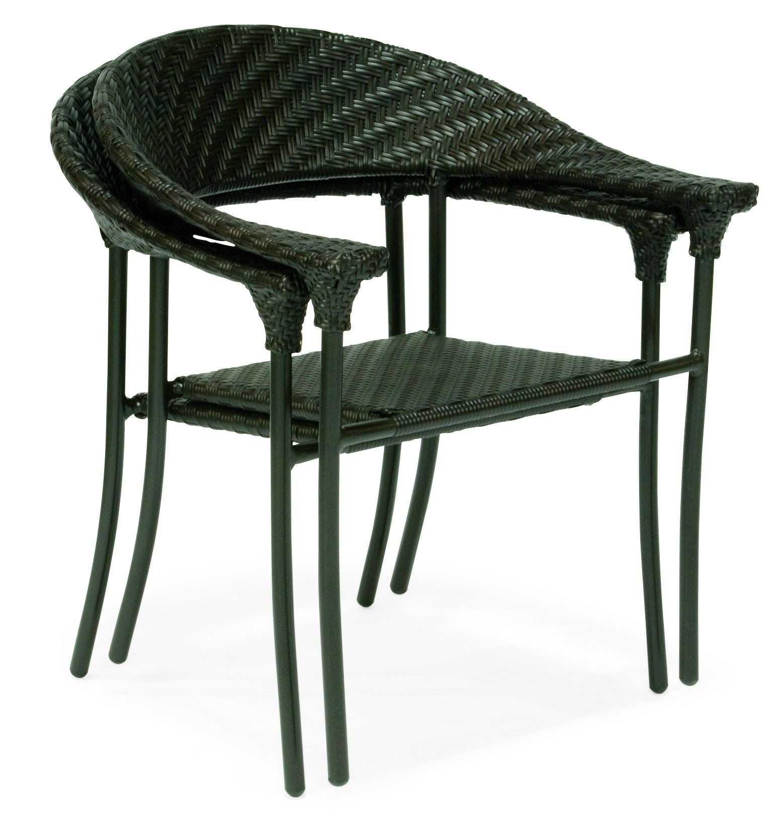 Woodard Barlow Stackable Dining Arm Chair - With Cushions