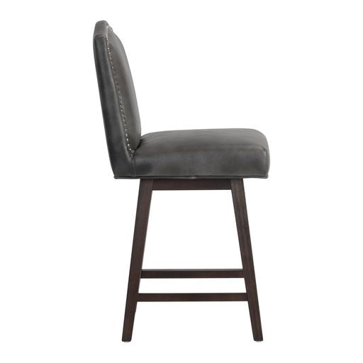 Sunpan Brenan Counter Stool in Bravo Admiral / Cognac / Zenith Alabaster