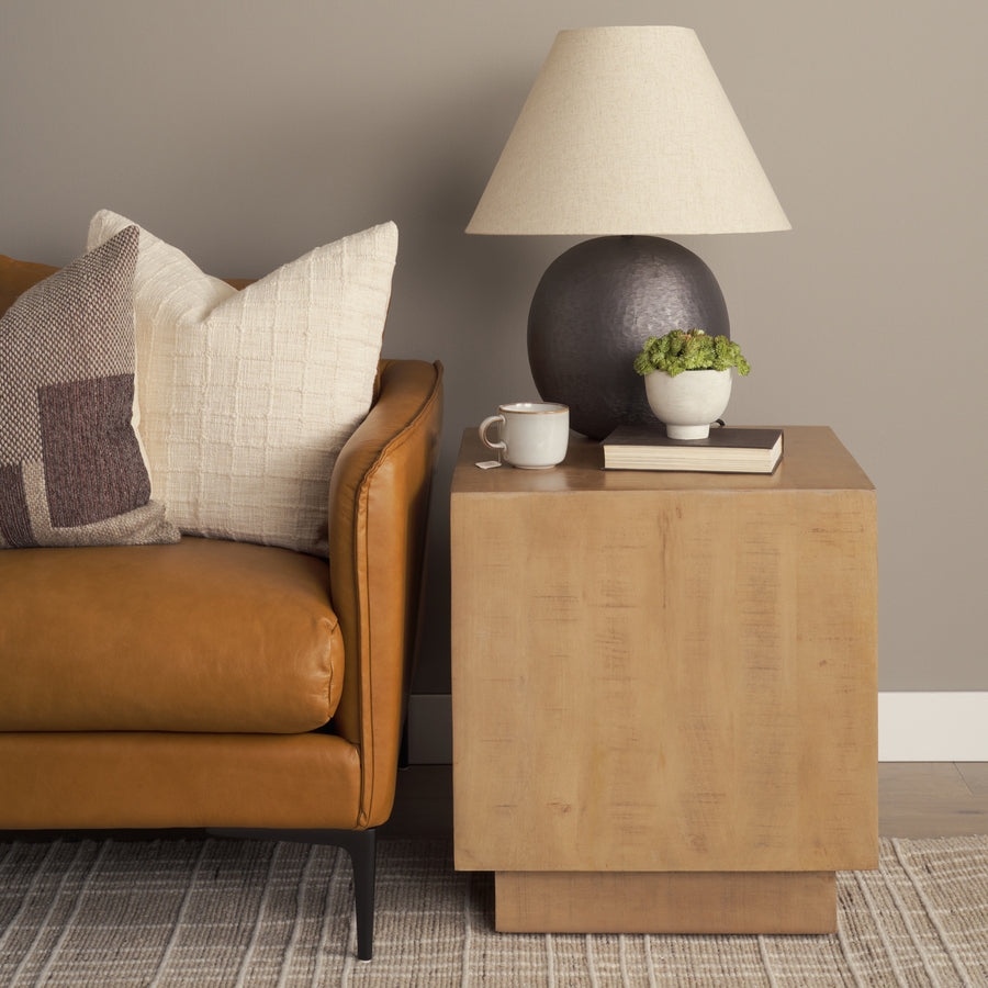 Mercana Hayden Dark / Light Wood End/Side Table