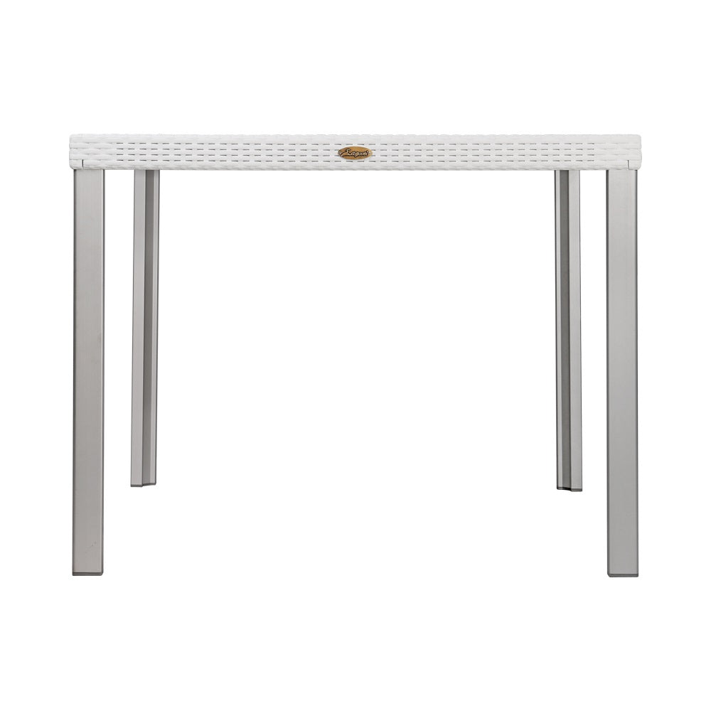 Lagoon Oslo Grey/Black/Brown/White Rattan Dinning Table With Aluminum Tube