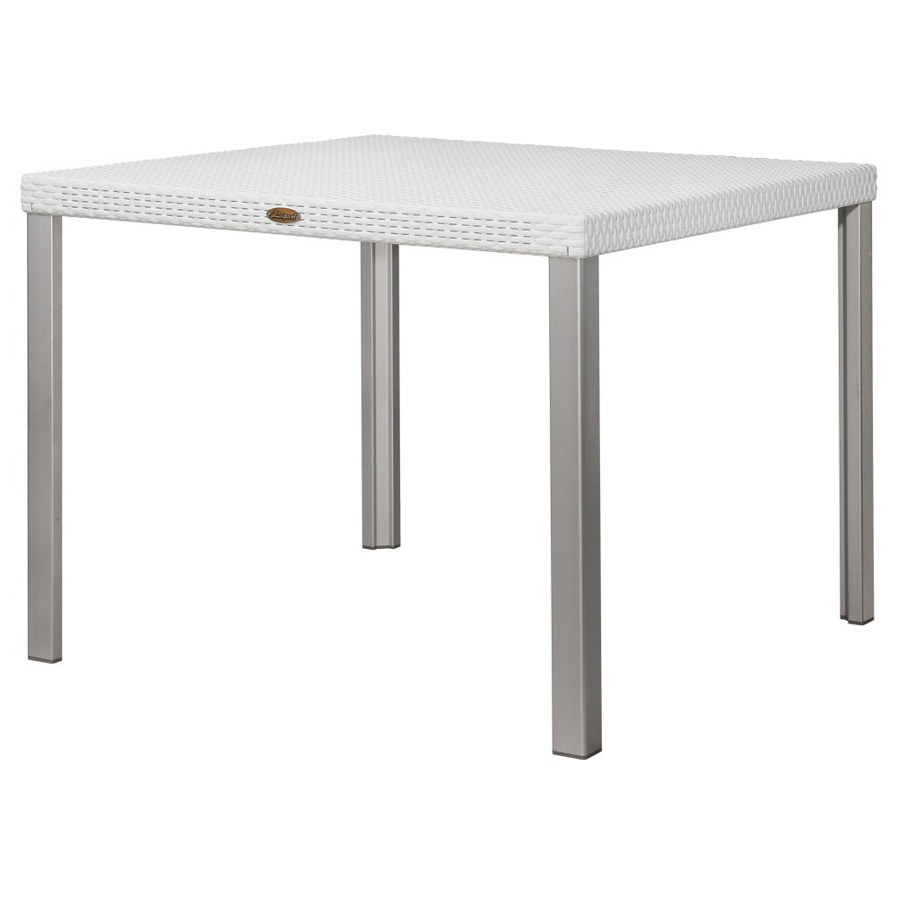 Lagoon Oslo Grey/Black/Brown/White Rattan Dinning Table With Aluminum Tube