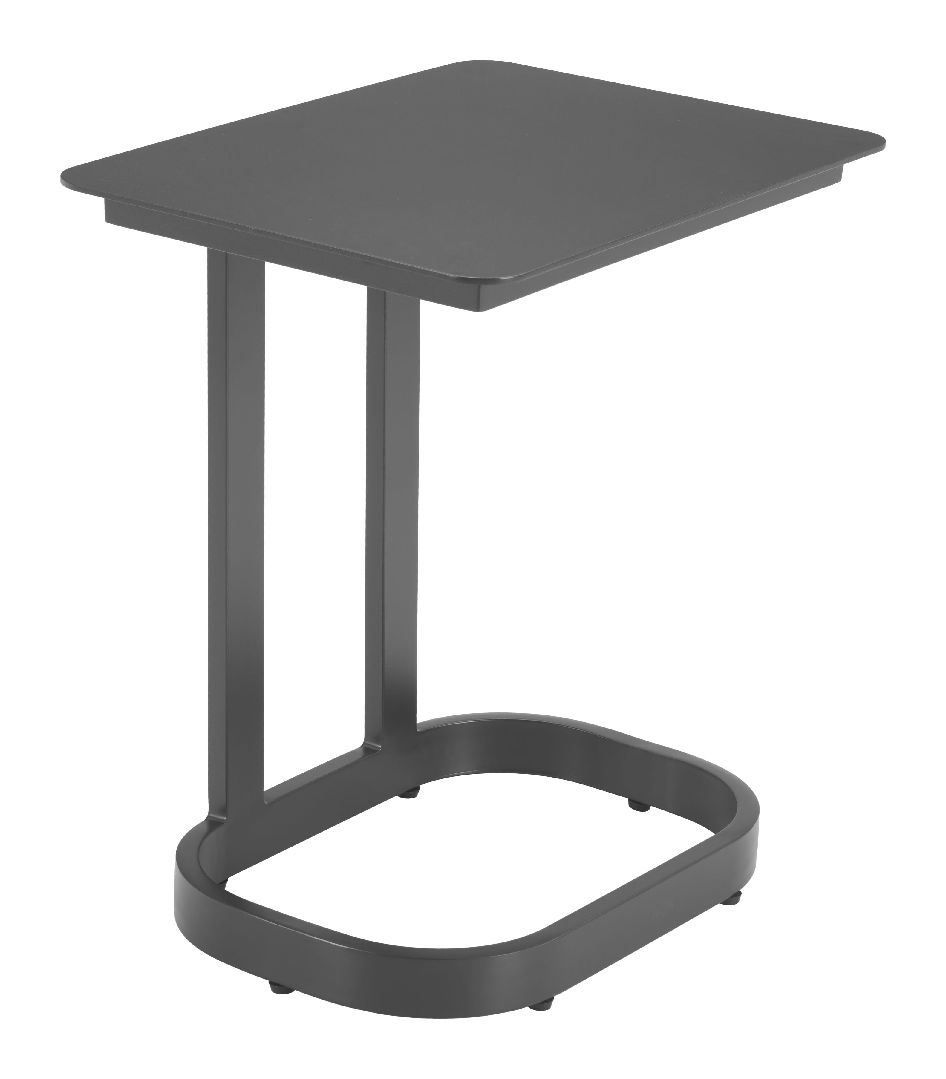 Zuo Modern Friss End Table in White/Black