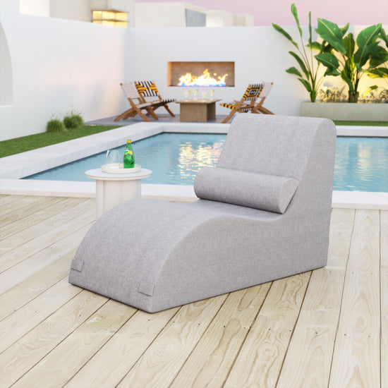 Zuo Modern Luanda Lounge Chair Gray