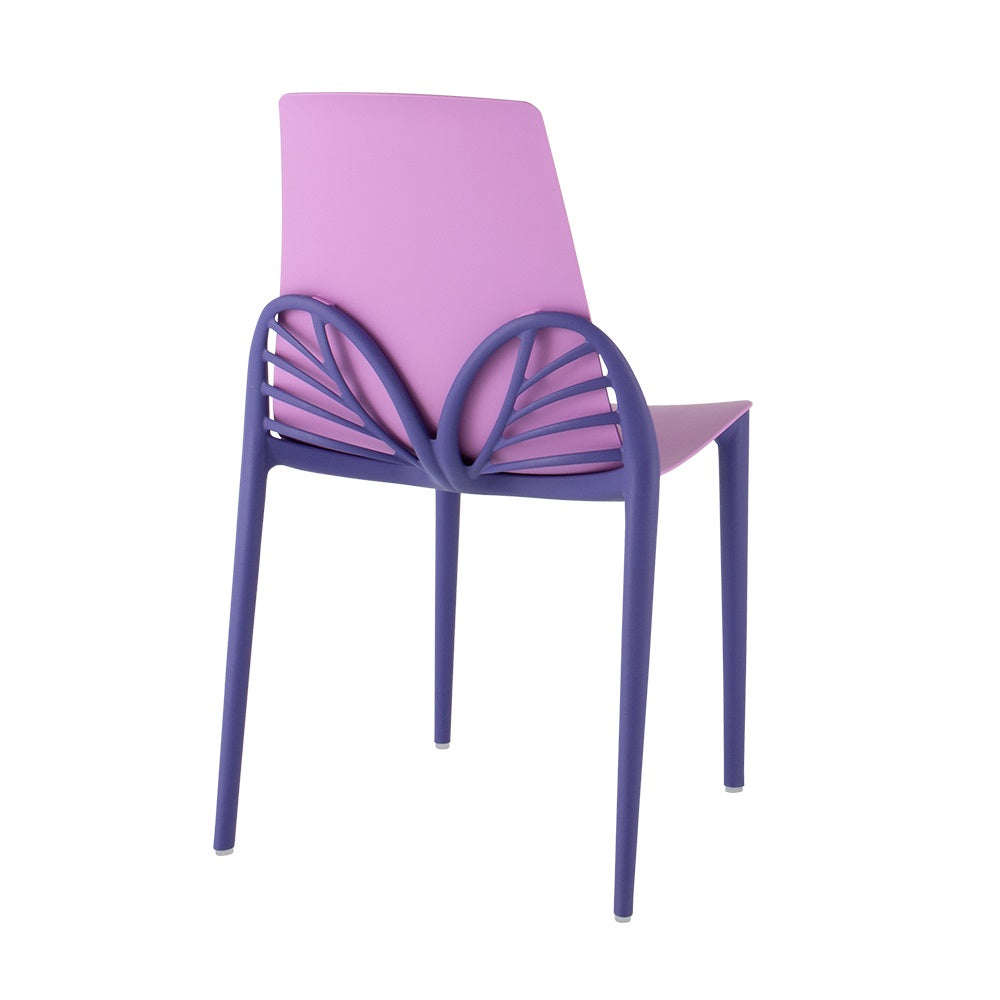 Lagoon Furniture Papillon Stylish Dinning Chair - Pale Blue/Grey/Light Llilac/Mint/Marigold 4 Pcs Set