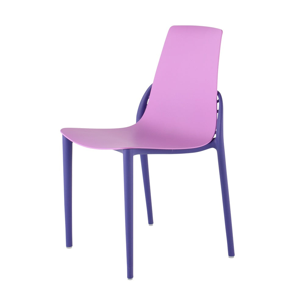 Lagoon Furniture Papillon Stylish Dinning Chair - Pale Blue/Grey/Light Llilac/Mint/Marigold 4 Pcs Set