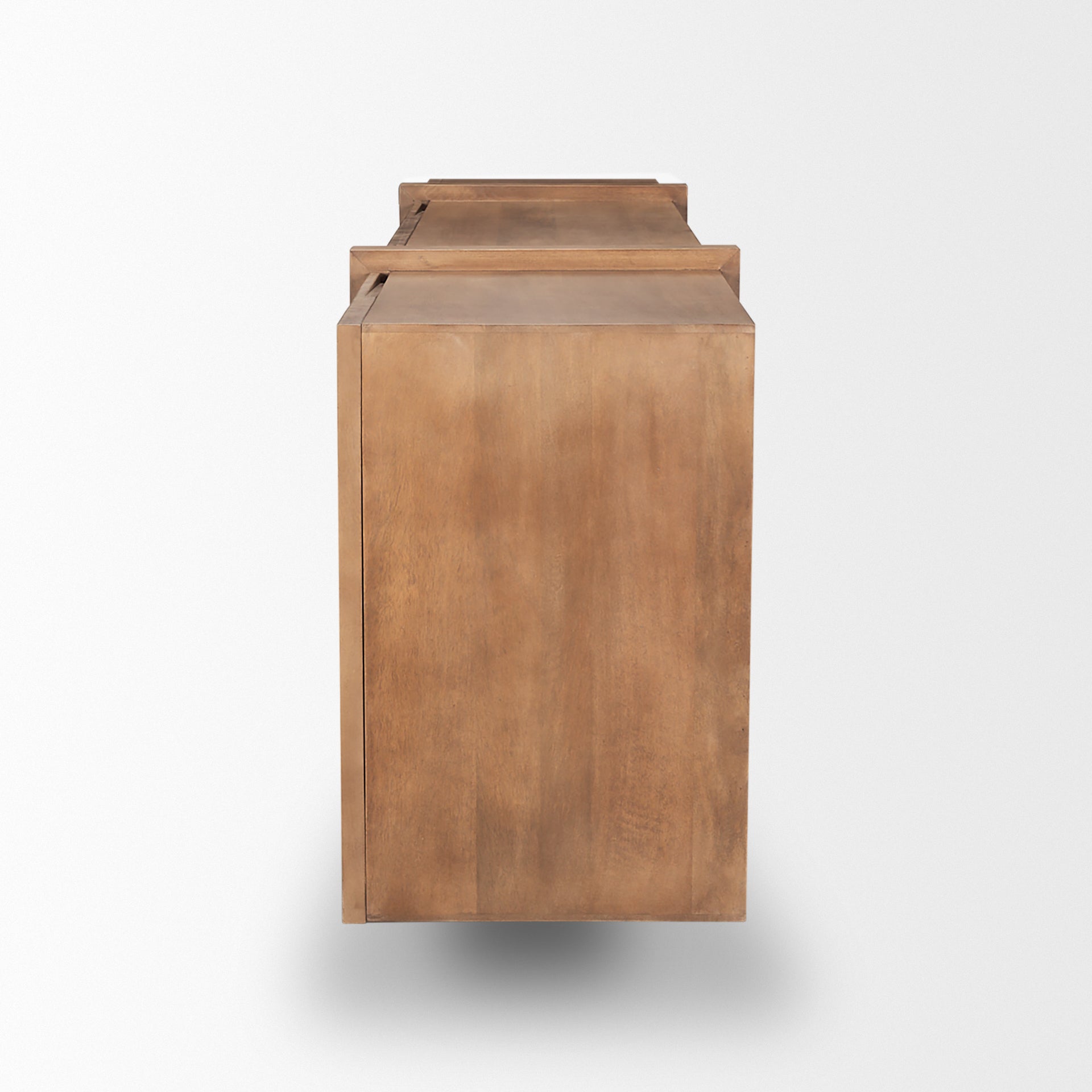 Mercana Eula Medium Brown Wood 4-Door Sideboard