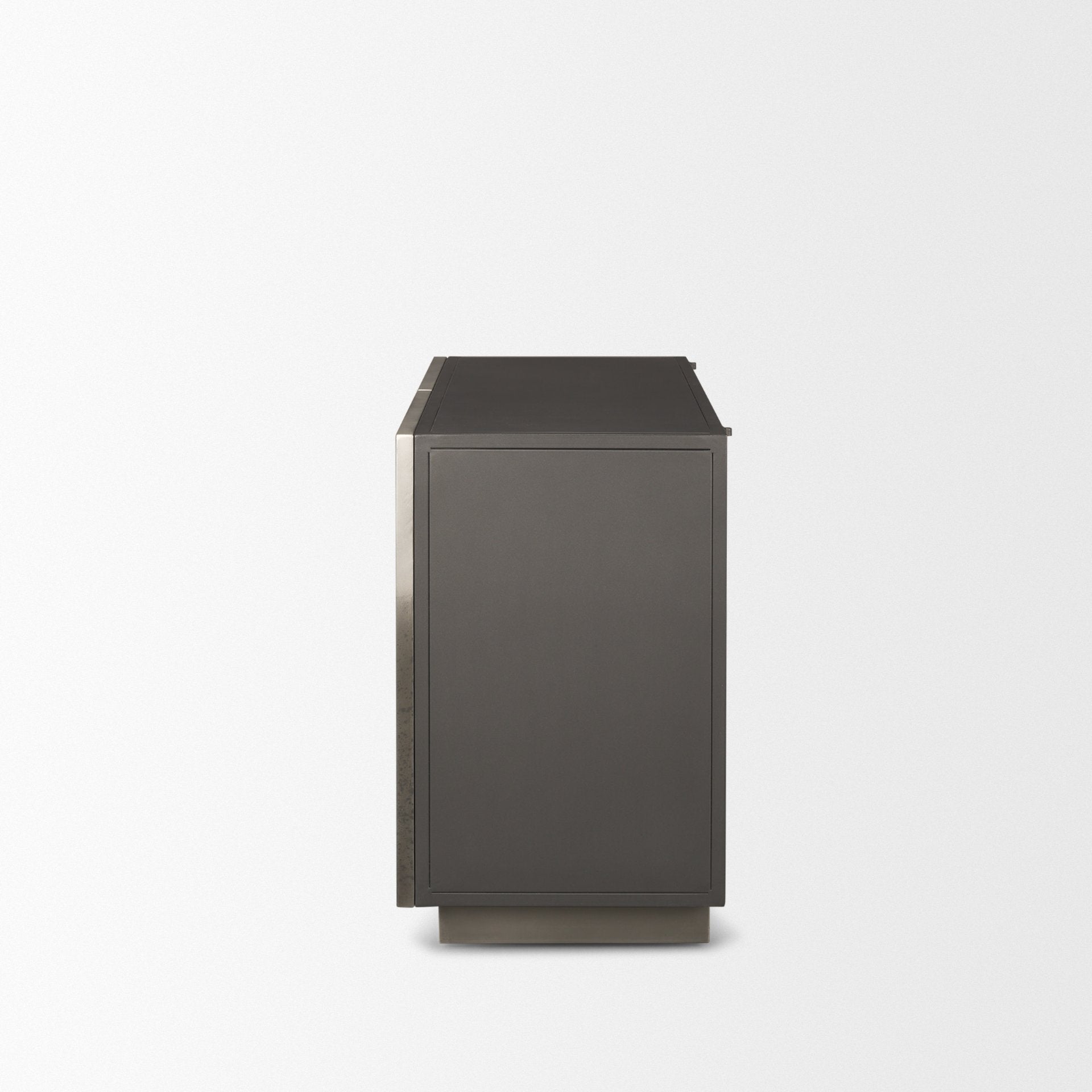 Mercana Roxdale Acid Washed Iron Metal Accent Cabinet