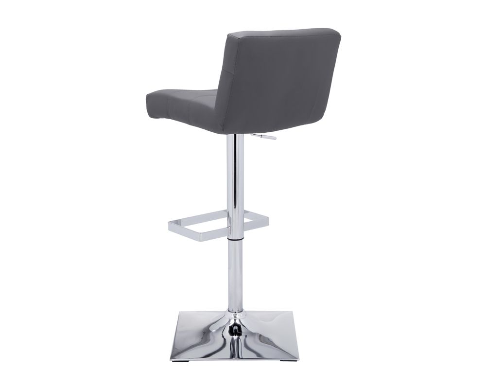 Sunpan Stafford Adjustable Stool - Graphite/Onyx/Snow